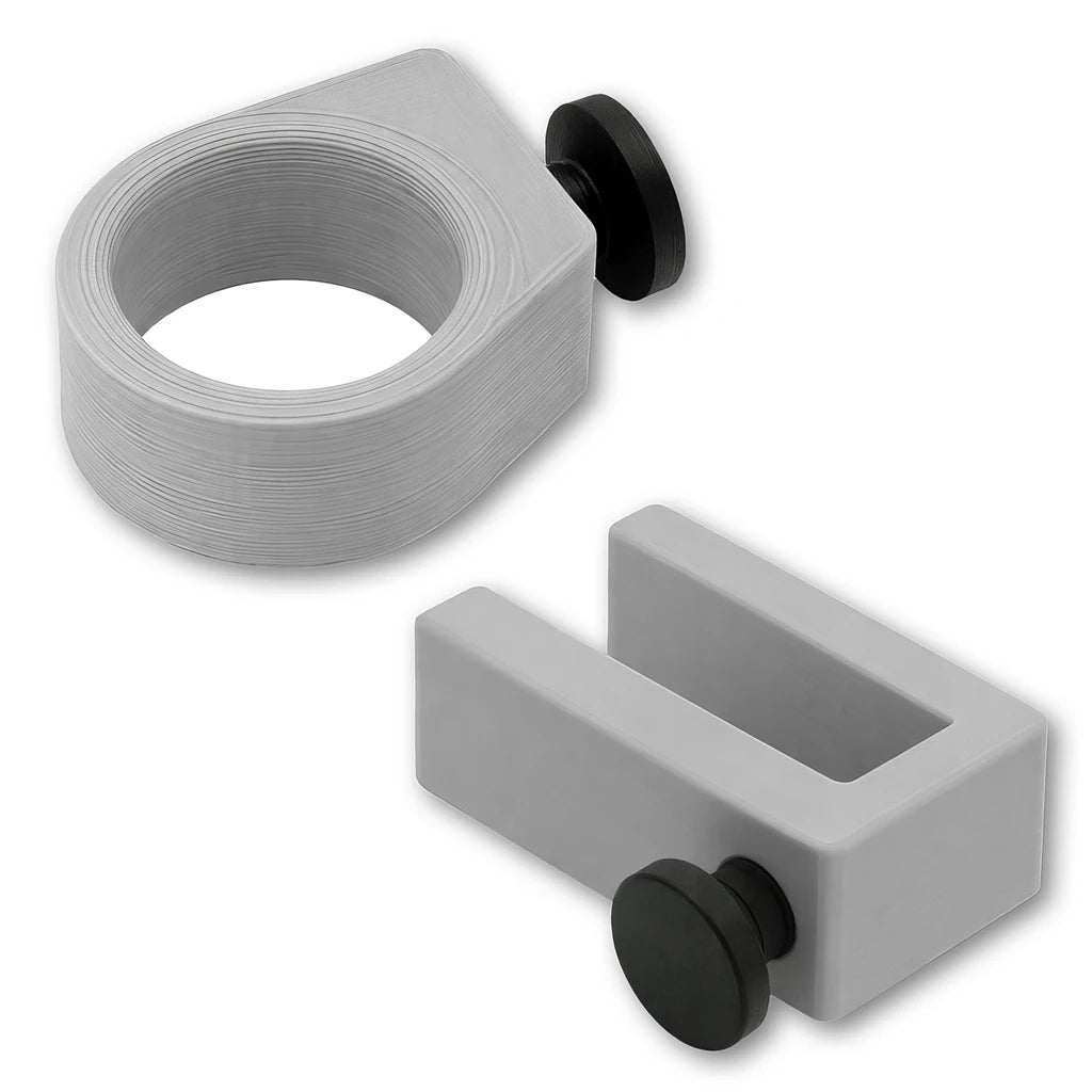 Sunglasses Ring and Utility Hook combo in gray. Compatible with Phone Caddy Accessory, Drink Saver™ and Phone Saver™.