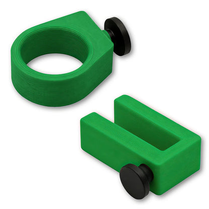 Sunglasses Ring and Utility Hook combo in green. Compatible with Phone Caddy Accessory, Drink Saver™ and Phone Saver™.