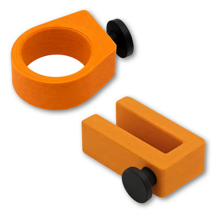 Sunglasses Ring and Utility Hook combo in orange. Compatible with Phone Caddy Accessory, Drink Saver™ and Phone Saver™.
