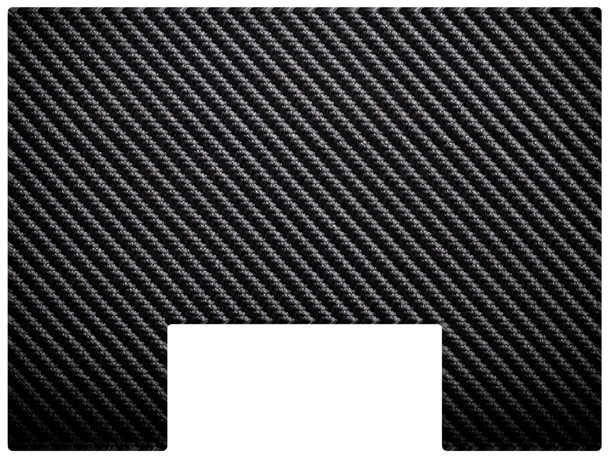 Paddle Saver™ Carbon Control skin. The vinyl wrap has the appearance that the product is made of carbon fiber material.