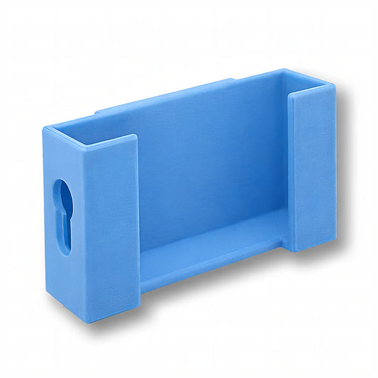 Phone Caddy Attachment in light blue. Attaches to The Paddle Saver™.