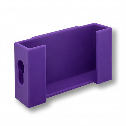 Phone Caddy Attachment in purple. Attaches to The Paddle Saver™.