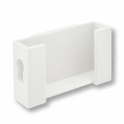 Phone Caddy Attachment in white. Attaches to The Paddle Saver™.