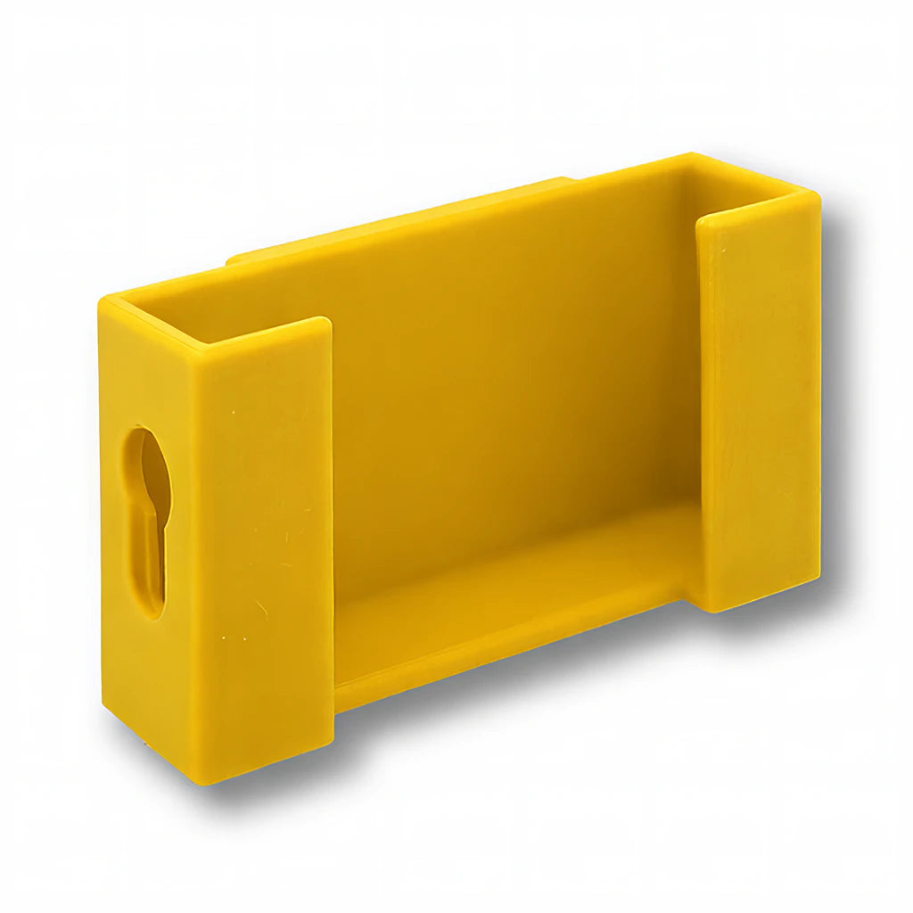 Phone Caddy Attachment in yellow. Attaches to The Paddle Saver™.