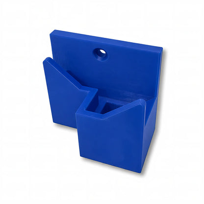 Wall Mount Adapter in blue. Compatible with all fence mounted Paddle Saver™ products.
