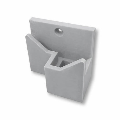 Wall Mount Adapter in gray. Compatible with all fence mounted Paddle Saver™ products.